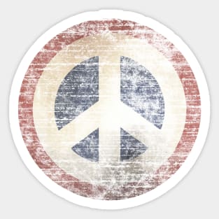 RETRO PEACE SIGN Sticker